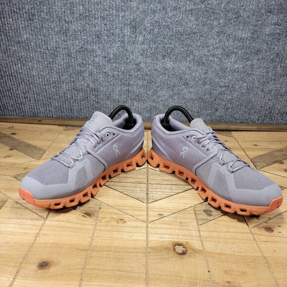 On Cloud 5 Mens Size 8.5 Zinc Grey Canyon Orange 59.98888 Running Athletic Shoes - Picture 4 of 11